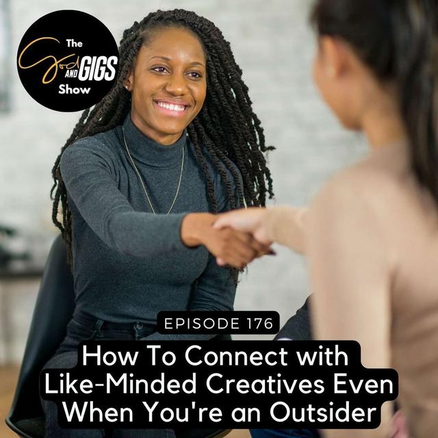 How To Connect with Like-Minded Creatives Even When You're an Introvert - podcast episode cover