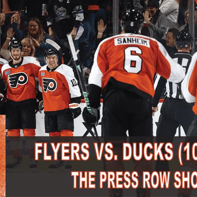 The Press Row Show Postgame: Philadelphia Flyers vs. Anaheim Ducks (10/28/23) - podcast episode cover