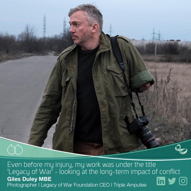 Giles Duley MBE on the Legacy of War - podcast episode cover