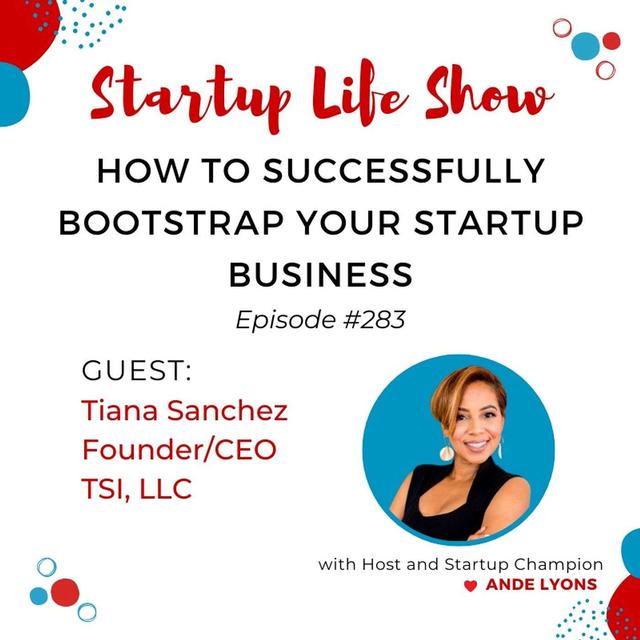 EP 283 How to Successfully Bootstrap your Startup Business - podcast episode cover