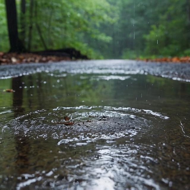 Puddle Rain - 10 Hours Sleep Sound - podcast episode cover