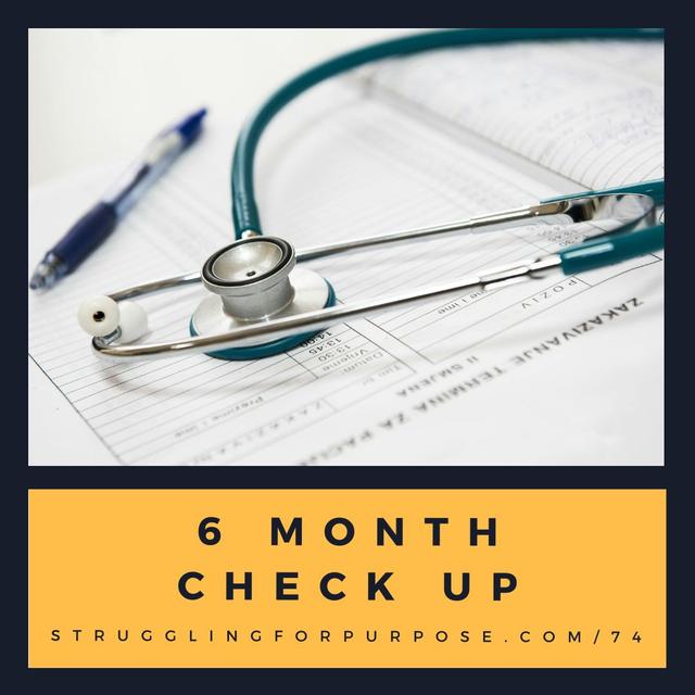 6 Month Check Up - podcast episode cover