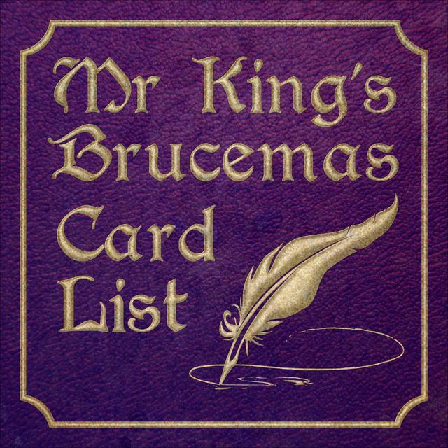 Mr King's Brucemas Card List - podcast episode cover