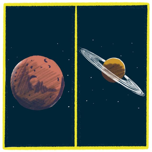 Mars vs. Saturn: a celestial debate - podcast episode cover