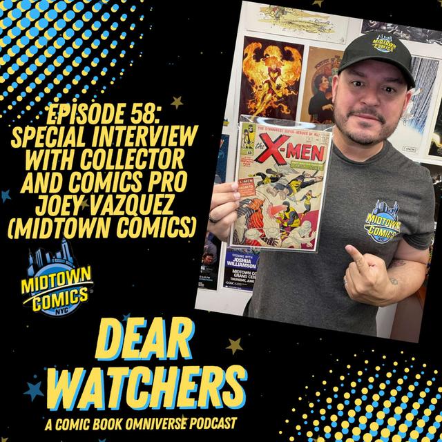 COMICS PRO INTERVIEW: Conversation with Joey Vazquez (Back Issue & High-End Acquisition Buyer) of Midtown Comics - podcast episode cover