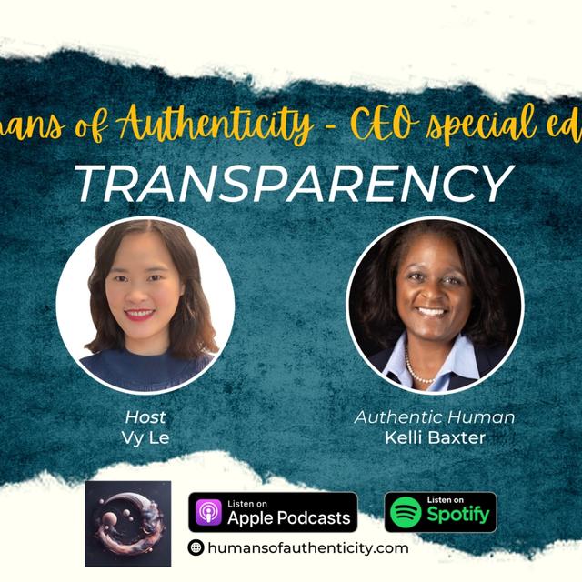 4. Transparency with Kelli Baxter - podcast episode cover