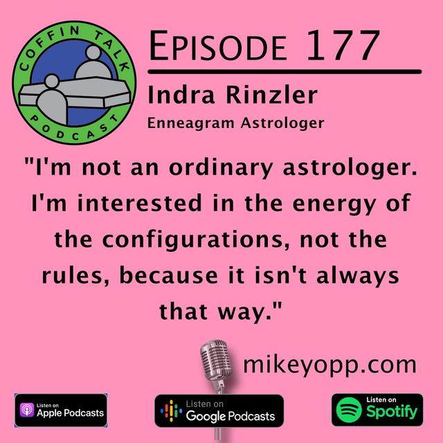 #177 An Enneagram Astrologer - Indra Rinzler - podcast episode cover