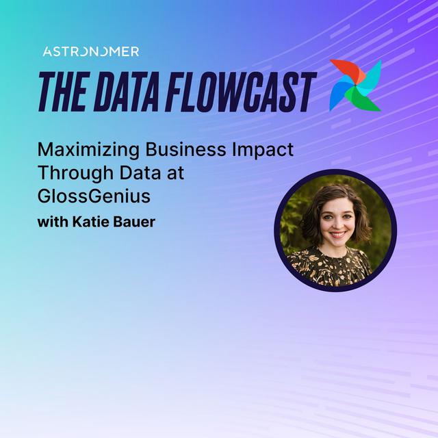 Maximizing Business Impact Through Data at GlossGenius with Katie Bauer - podcast episode cover