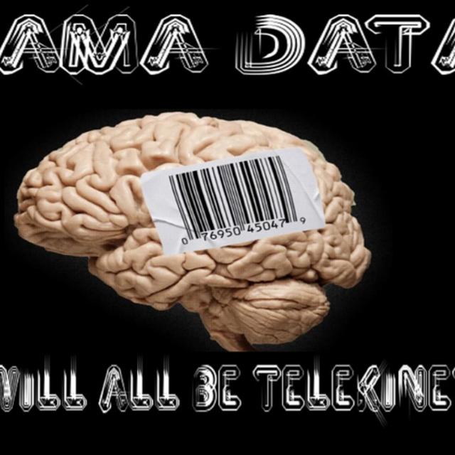 Show sample for 3/10/25: MAMA DATA - WE WILL ALL BE TELEKINETIC W/ CHRISTOPHER JORDAN - podcast episode cover