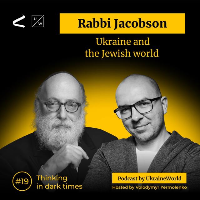 Ukraine and the Jewish world - with Rabbi Jacobson - podcast episode cover