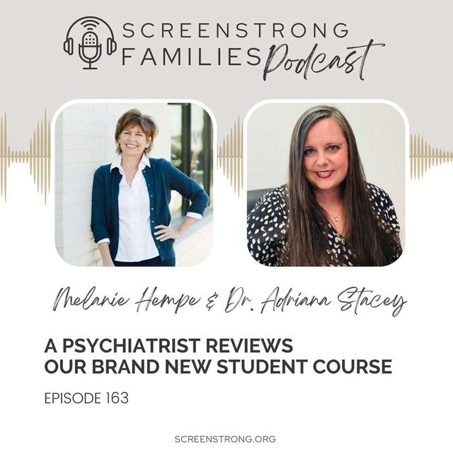 A Psychiatrist Reviews Our BRAND NEW Student Course with Dr. Adriana Stacey (#163) - podcast episode cover