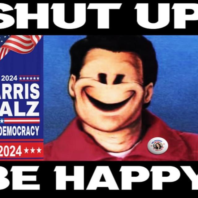 Show sample for 8/22/24: SHUT UP – BE HAPPY - podcast episode cover