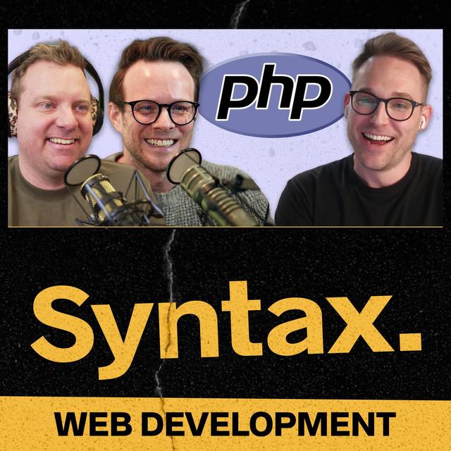 882: Aaron Francis is putting PHP in Your JS Files - podcast episode cover