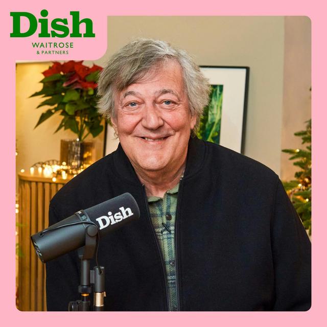 Stephen Fry, one-pot cod with peppers, tomatoes & potatoes and a pinot noir - podcast episode cover