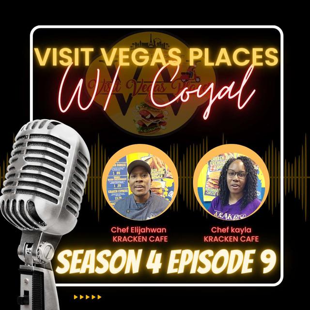 Kraken Cafe has it crackin' in Las Vegas with Chef Elijahwan and Chef Kayla Gourmet burgers and fries - podcast episode cover