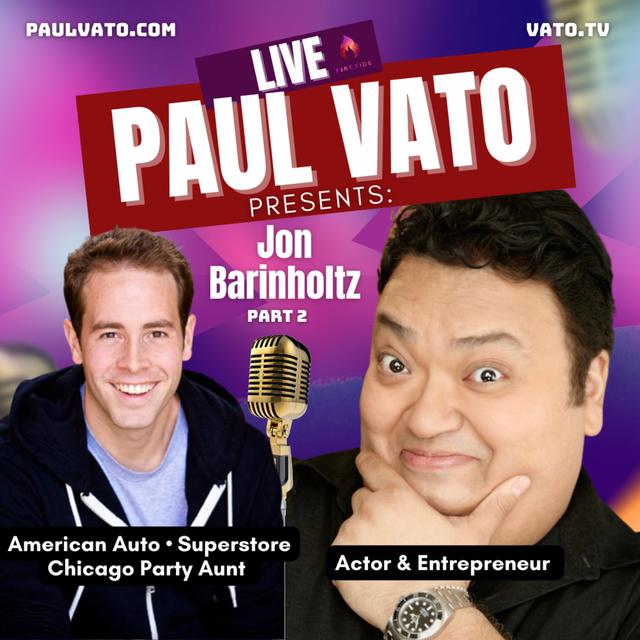 Chicago Comedy to Hollywood Dreams, The Laughs and Lessons of Ascending the Humor Hierarchy with Jon Barinholtz. Part 2 - podcast episode cover