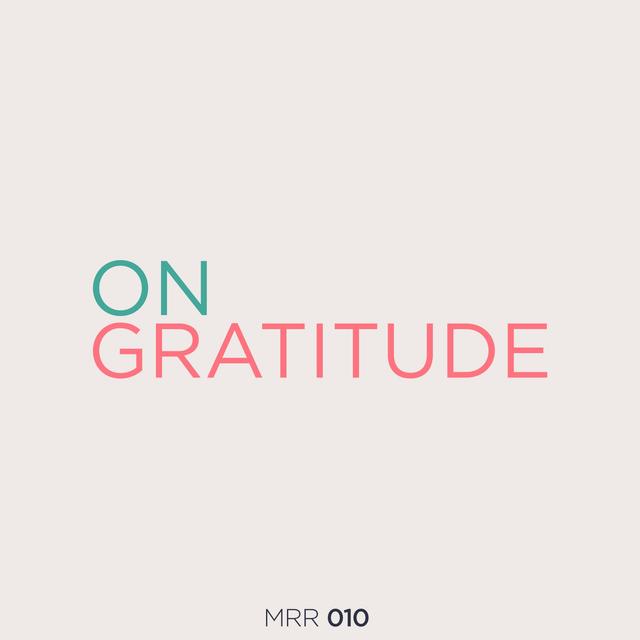 on gratitude - podcast episode cover