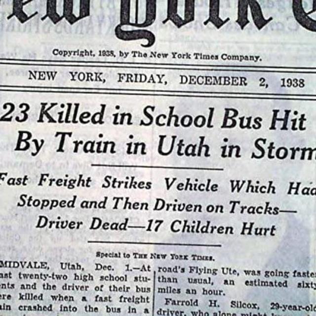 The Jordan High School Railroad Crossing Tragedy of 1938 - podcast episode cover