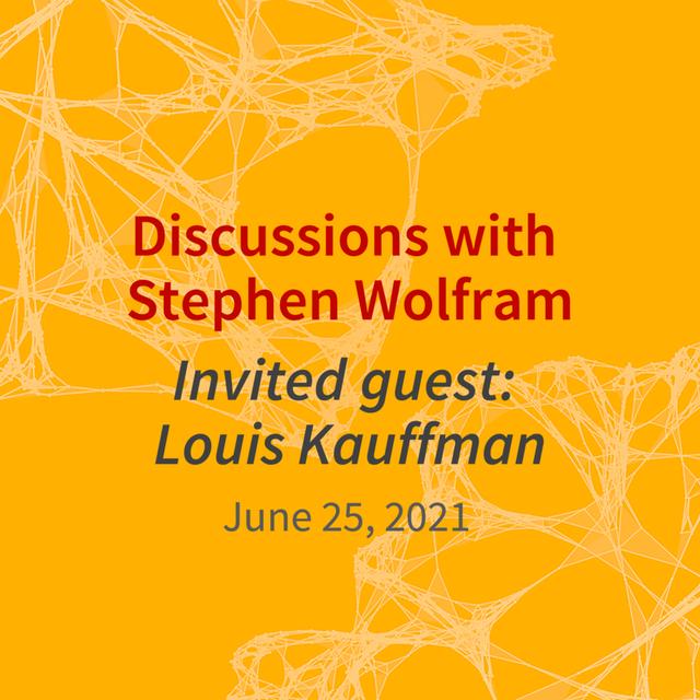 A conversation between Louis Kauffman and Stephen Wolfram (June 25, 2021) - podcast episode cover