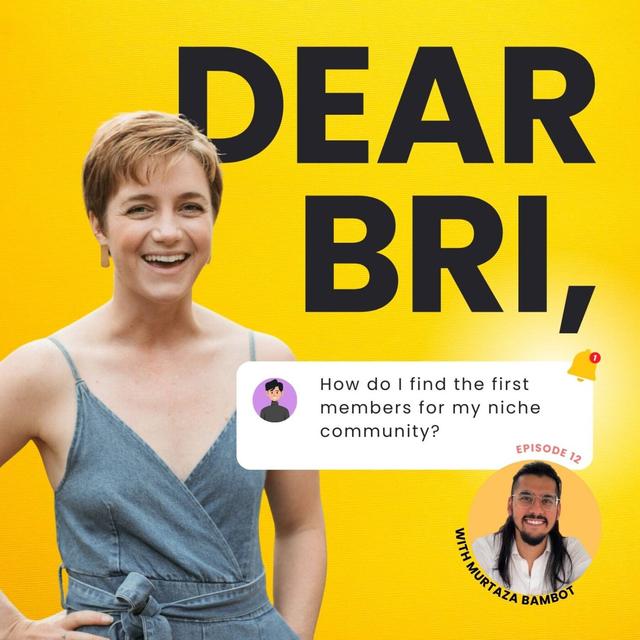 How do I find the first members for my niche community? With Murtaza Bambot, Founder & CEO at Heartbeat - podcast episode cover