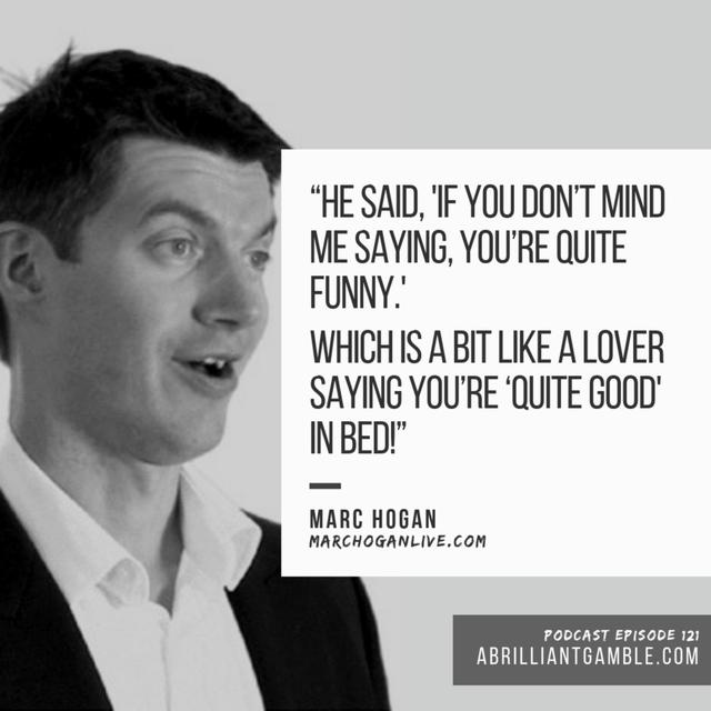 121 Funny Business, with Marc Hogan - podcast episode cover