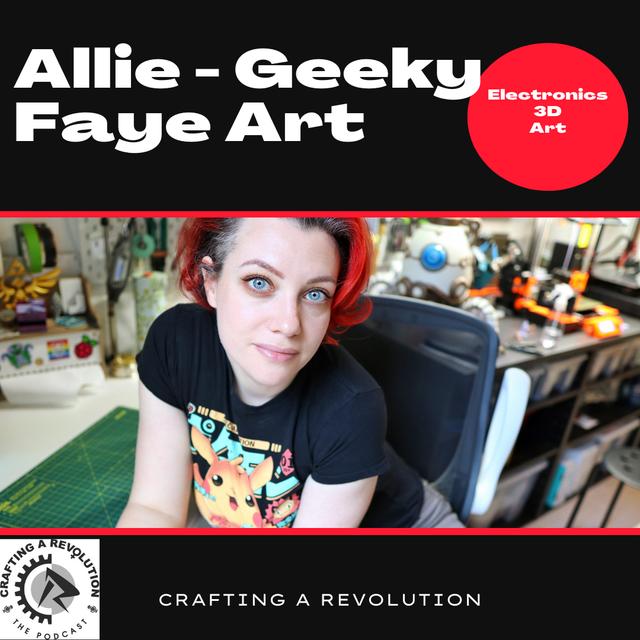Episode 234 - Allie Katz, Geeky Faye Art - podcast episode cover