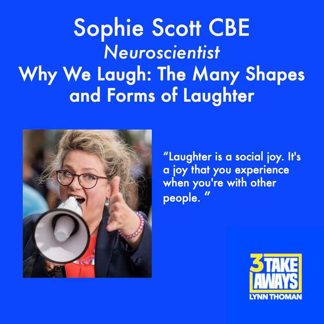 Why We Laugh: The Many Shapes and Forms of Laughter with Neuroscientist Sophie Scott (#99) - podcast episode cover