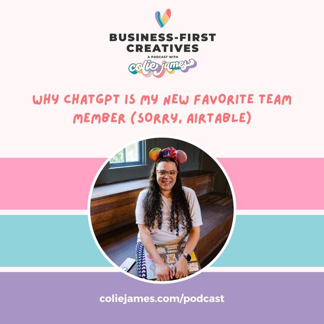 Why ChatGPT Is My New Favorite Team Member (Sorry, Airtable) - podcast episode cover