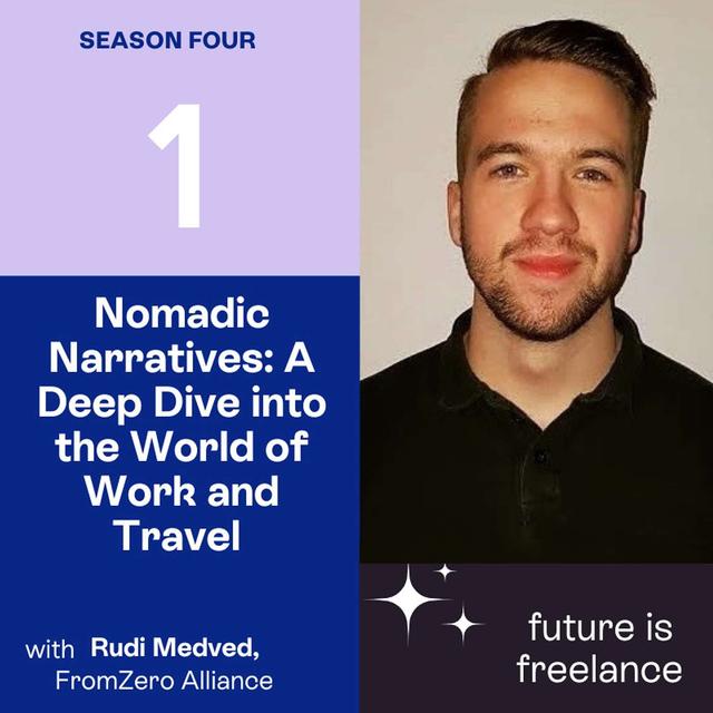 Nomadic Narratives: A Deep Dive into the World of Work and Travel, with Rudi Medved - podcast episode cover