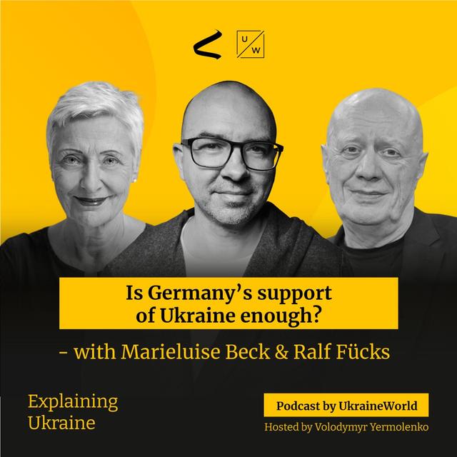 Is Germany’s support of Ukraine enough? - with Marieluise Beck and Ralf Fücks - podcast episode cover