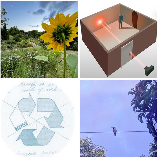 Lasers for listening and seeing, music production, and recycling - podcast episode cover