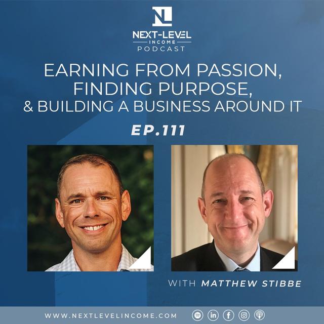 EP. 111 | Earning from Passion, Finding Purpose, & Building a Business Around It with Matthew Stibbe - podcast episode cover