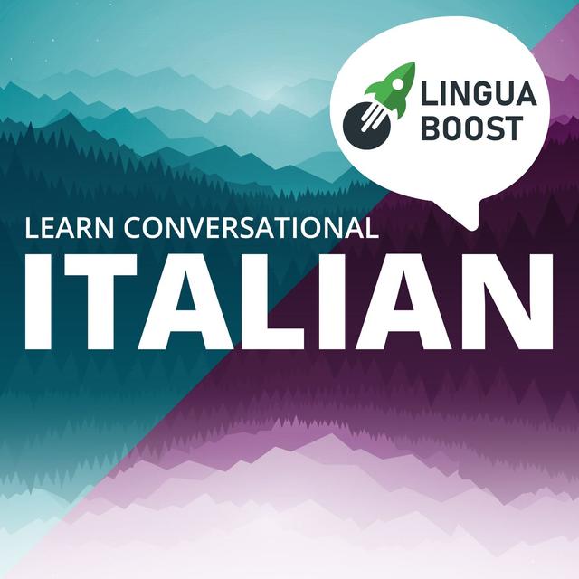 Learn Italian with LinguaBoost - podcast cover