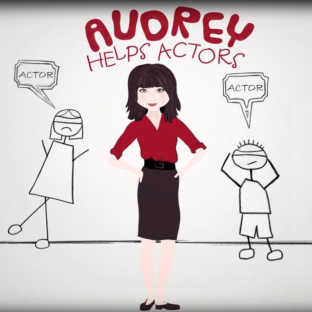 Audrey Helps Actors Podcast - podcast cover
