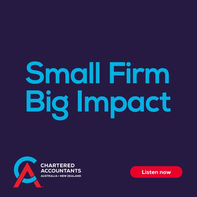 Small Firm, Big Impact - podcast cover