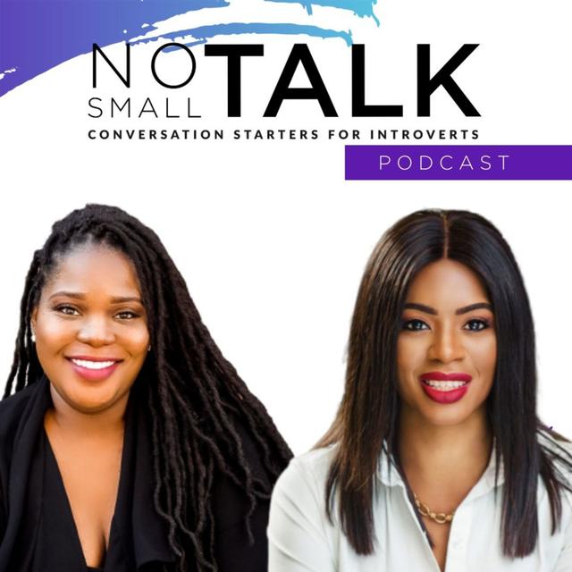 No Small Talk- Conversation Starters for Introverts  - podcast cover