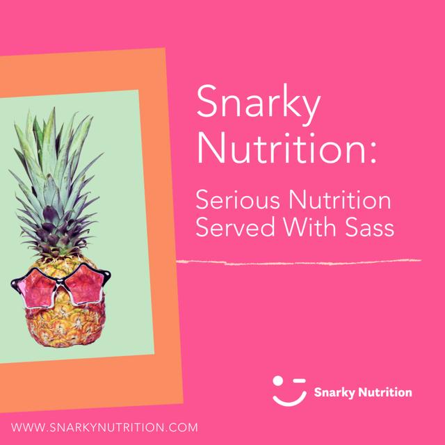 Snarky Nutrition - podcast cover