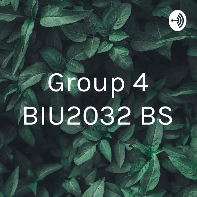 Group 4 BIU2032 BS - podcast cover