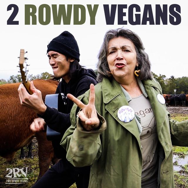 2 Rowdy Vegans - podcast cover