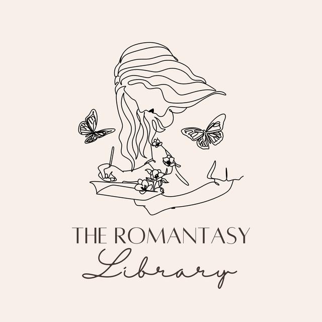 The Romantasy Library - podcast cover