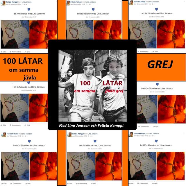 100 låtar om samma jävla grej - podcast cover