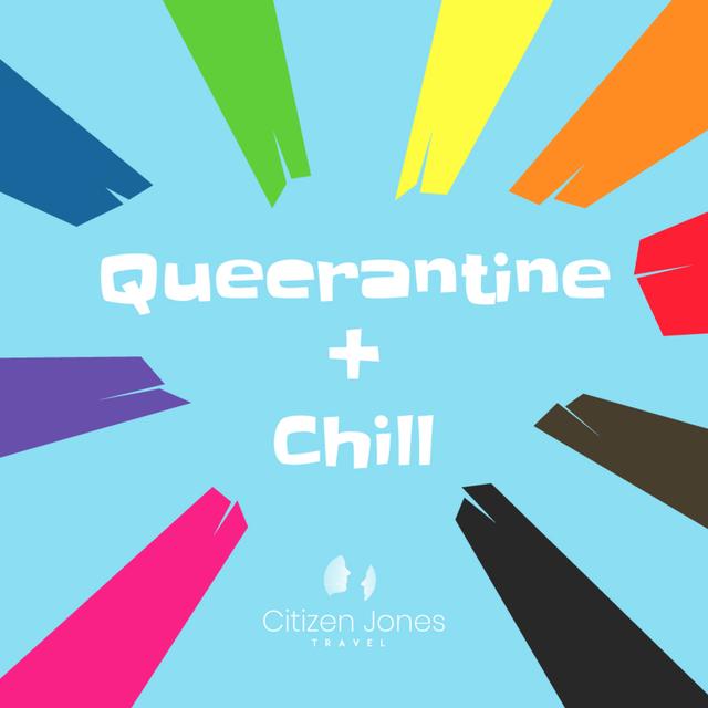 Queerantine + Chill - podcast cover