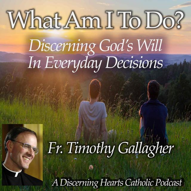 "What am I to do?" - Discerning the Will of God in Everyday Decisions with Fr. Timothy Gallagher - Discerning Hearts Catholic Podcasts - podcast cover