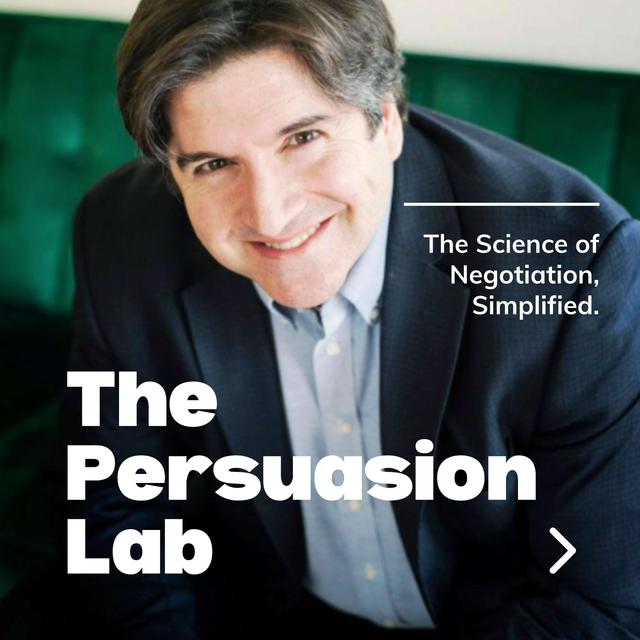 The Persuasion Lab with Martin Medeiros - podcast cover