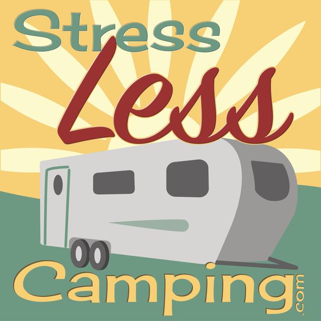 StressLess Camping RV podcast - podcast cover