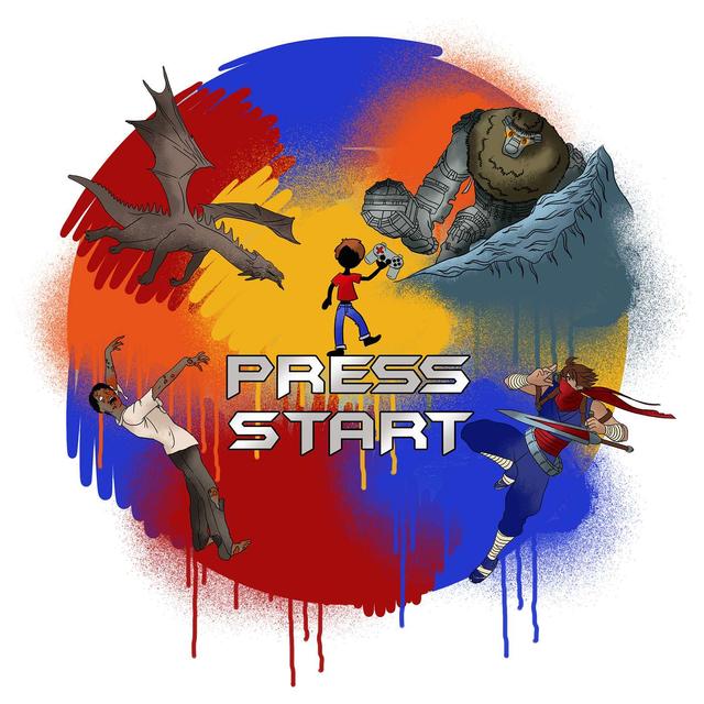 Press Start:  بودكاست عالم الألعاب - podcast cover