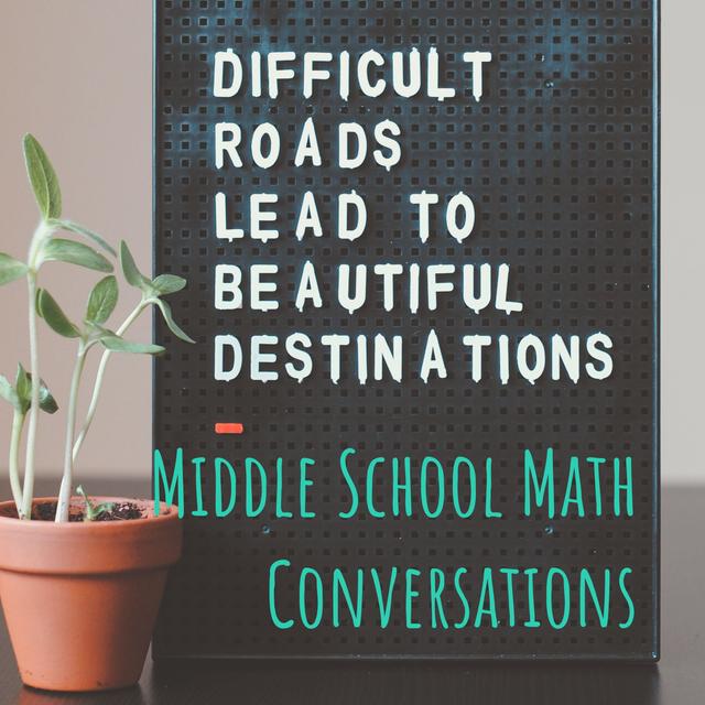 Middle School Math Conversations - podcast cover