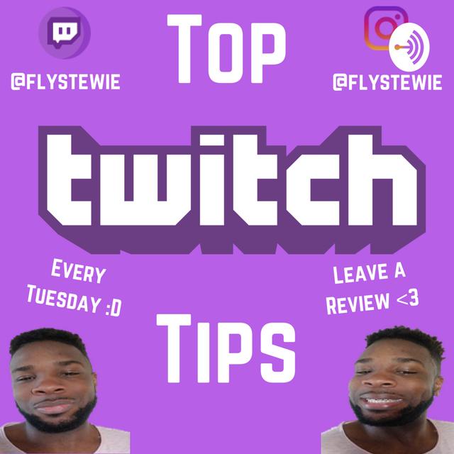 Top Twitch & Fortnite Tips by Twitch.tv/Flystewie - podcast cover