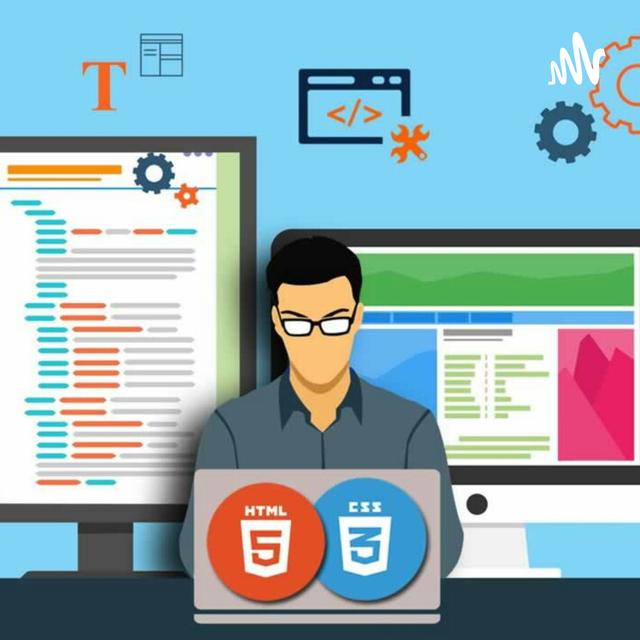 HTML, PHP, CSS - podcast cover