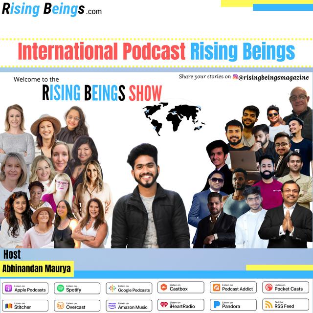 Rising Beings - podcast cover